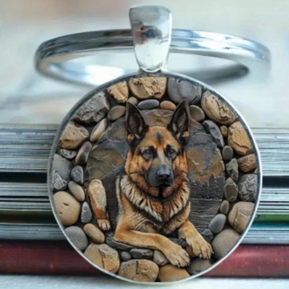 Samson's German Shepherd Keychain